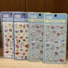 BT21 PUKUPUKU SEAL シール　4枚セット