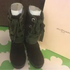 ジルスチュアート ムートンブーツ ダークブラウン M