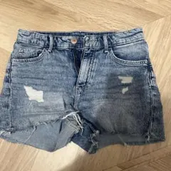 145cm ショートパンツ　デニム　h&m