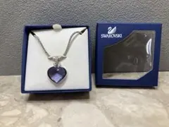 【新品・未使用】SWAROVSKI ハート ネックレス