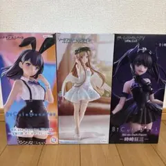 BiCute フィギュア 3体セット 宝多六花 アスナ 時崎狂三