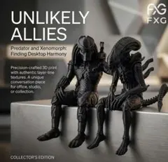 黒*男様 Predator & Xenomorph 3Dプリント フィギュア