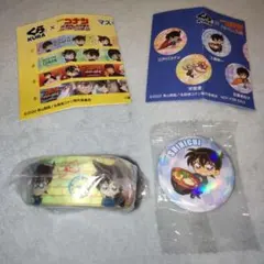 くら寿司 ビッくらポン 名探偵コナン 缶バッジ マスキングテープ