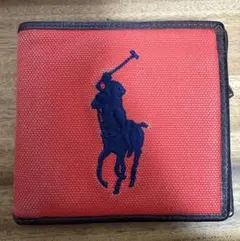 Polo Ralph Lauren 二つ折り財布 レッド ブラウンのサムネイル