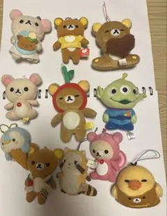 ぬいぐるみ11個セット　リラックマなど