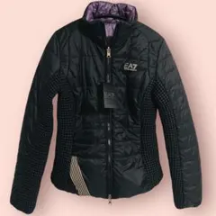 【EA7】レディース☆リバーシブルジャケットS 黒 新品