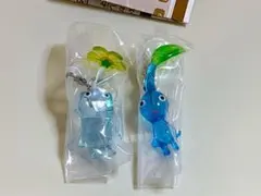 氷　青　ピクミン　めじるしアクセサリー　２点　セット　ガチャ