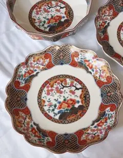 有田焼　陶峰窯　陶磁器　京友禅尺皿　大皿　深皿 有田焼 陶峰窯 陶磁器 京友禅尺皿 大皿 深皿 - メルカリ