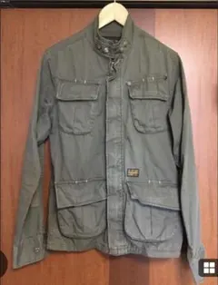 名作 G-STAR RAW ミリタリージャケット カーキ Mサイズ相当