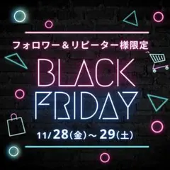 【BLACK FRIDAY 】　　✴︎SALE✴︎
