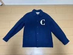 calee ネイビー メルトンウールコーチジャケット