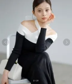 スナイデル ワンピース ロング 長袖 秋冬