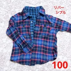 チェックシャツ 100 ミキハウス