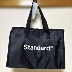 スタンダードプロダクツ 自立するショッピングバッグ 黒