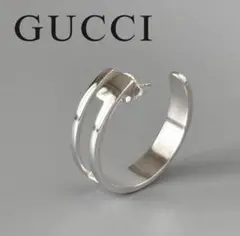 GUCCI グッチ ピアス Gロゴ フープ SV925 片耳 - メルカリ