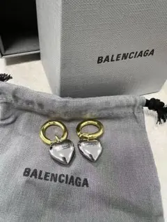未使用級✨付属完備BALENCIAGA ピアス フープ シルバー ロゴ現行片耳 楽天市場】BALENCIAGA バレンシアガ ピアス LOOP XXS EARRINGS P