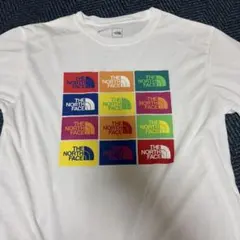THE NORTH FACE マルチカラーロゴ Tシャツ ホワイトのサムネイル