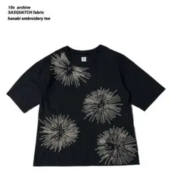10s SASQUATCH fabrix archive 花火柄 刺繍 Tシャツのサムネイル