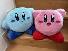 カービィ ぬいぐるみセット 青 ピンク 特大2つ