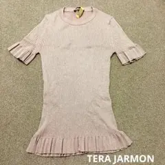 TARAJARMON ピンク　ラメ フリル袖 半袖のサムネイル
