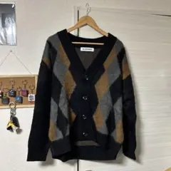 BLONDNINE アーガイル柄カーディガン