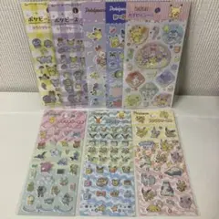 け*ま様 ポケモン・ポケピース シール　8枚セット