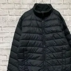 コロンビア　ダウンジャケット　ブラックL ロゴ刺繍アウトドア1031