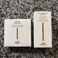 新品　国内百貨店購入　エルメス　フェイスパウダーとブラシのセットのサムネイル