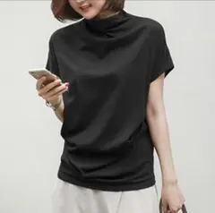 ハイネック　カットソー