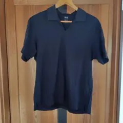 UNIQLO ブラックポロシャツ Mサイズ　エアリズム