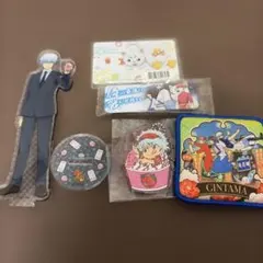 銀魂 坂田銀時 万事屋 アクリルスタンド 缶バッジ クッションバッジ