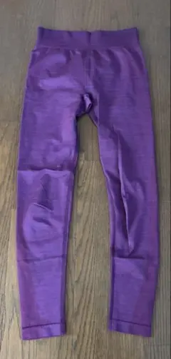 【gu】 パープル スポーツレギンス ヨガウェア トレーニングウェア