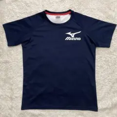 MIZUNO ミズノ プラクティス Tシャツ メンズ M ネイビー ホワイトのサムネイル