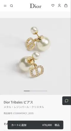 Dior Tribales ピアス