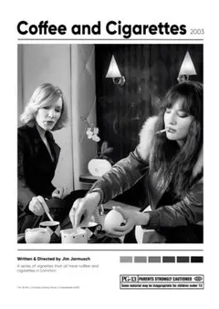 コーヒー&シガレッツ COFFEE AND CIGARETTES B2ポスター Amazon.co.jp: 映画 コーヒー＆シガレッツ B2ポスター ロベルト
