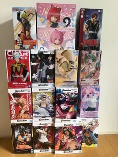 プライズフィギュア20点セット ワンピース ナルト 葬送のフリーレン