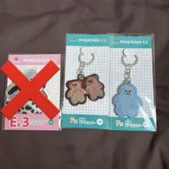 Mojojojo ドキドキくじ　F賞　E賞　刺繍キーホルダー　ステッカー