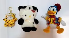 ハローキティ・ドナルドダック ぬいぐるみセット 昭和レトロ