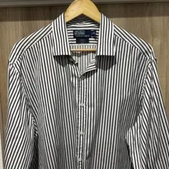 美品　貴重　ポロラルフローレン　ストライプシャツ　ボニーなし　イタリア製のサムネイル
