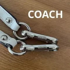 COACH ショルダーストラップ ホワイト