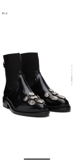 【新品タグ付き】TOGA PULLA コンチョ付き厚底ブーツ TOGA PULLA（トーガ プルラ）の「TOGA PULLA SIDE GORE BOOTS