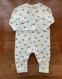 UNIQLO ユニクロ　ベビー　ロンパース　カバーオール 長袖　前開き　80