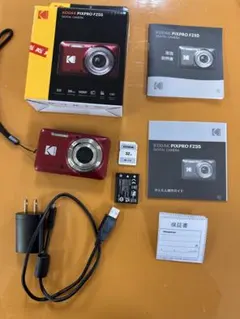 kodak fz55 シルバー SDカード+ガラスフィルム付き - メルカリ