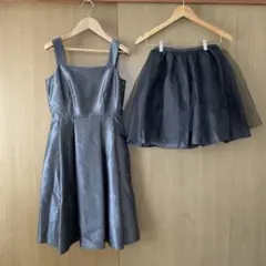 美品 ペイトンプレイス PEYTON PLACE ワンピース パニエ付 ひざ丈