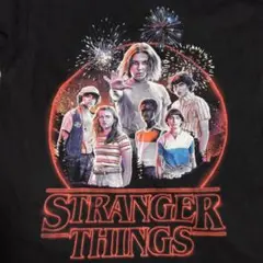 ストレンジャー・シングス Tシャツ Sブラック　Netflix