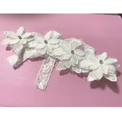 お花のヘアバンド  ベビー*キッズ 結婚式 女の子
