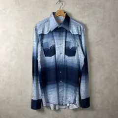 Levi's】 リーバイス 70s オンブレチェック 長袖 ウエスタンシャツ