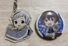 文豪ストレイドッグス 中島敦 太宰治 缶バッジ アクリルキーホルダー