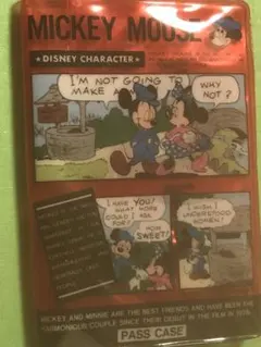 希少！ミッキーマウス パスケース ヴィンテージ