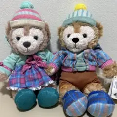 ★値下げ★香港ディズニー限定 ダッフィー & シェリーメイ ぬいぐるみセット ☆香港ディズニー20周年2025夏×ダッフィー購入グッズ☆ | hiro
